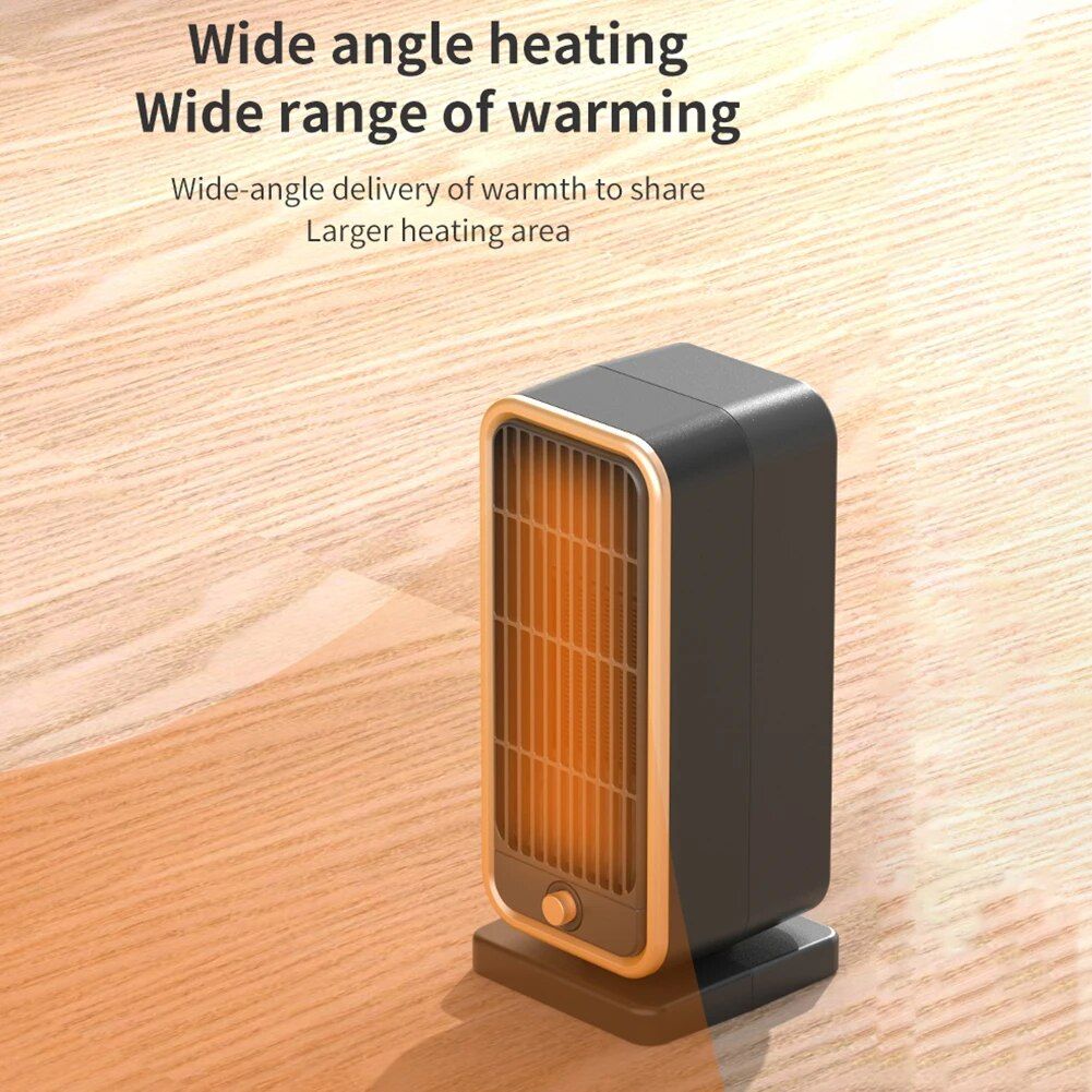 500W Portable Desktop Heater with PTC Fast Heating & Energy Saving