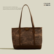 rhombus simple PU tote bag - MRSLM