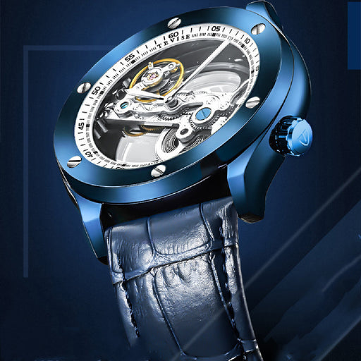 men's mechanical leather watch - MRSLM