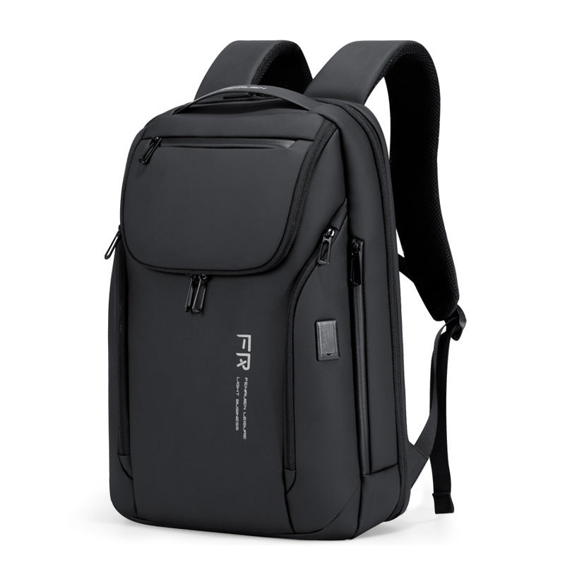 men's business travel backpack, view 5 - MRSLM