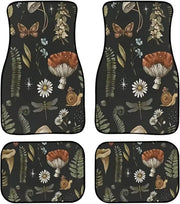 universal mushroom design car floor mats, view 2 - MRSLM
