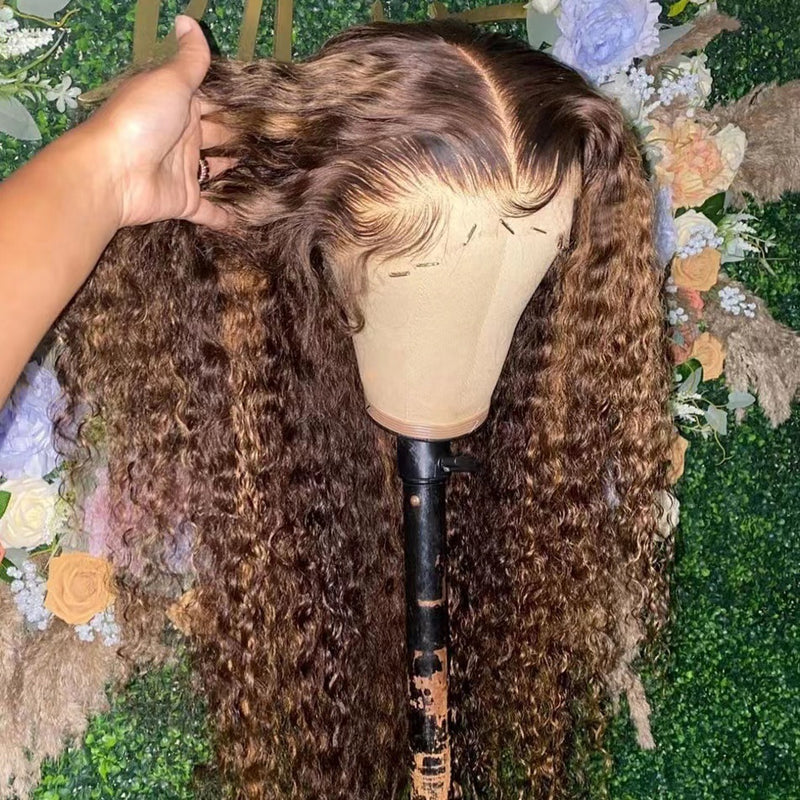 curly Afro wig dark brown, view 2 - MRSLM