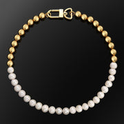 natural freshwater pearl necklace, view 2 - MRSLM