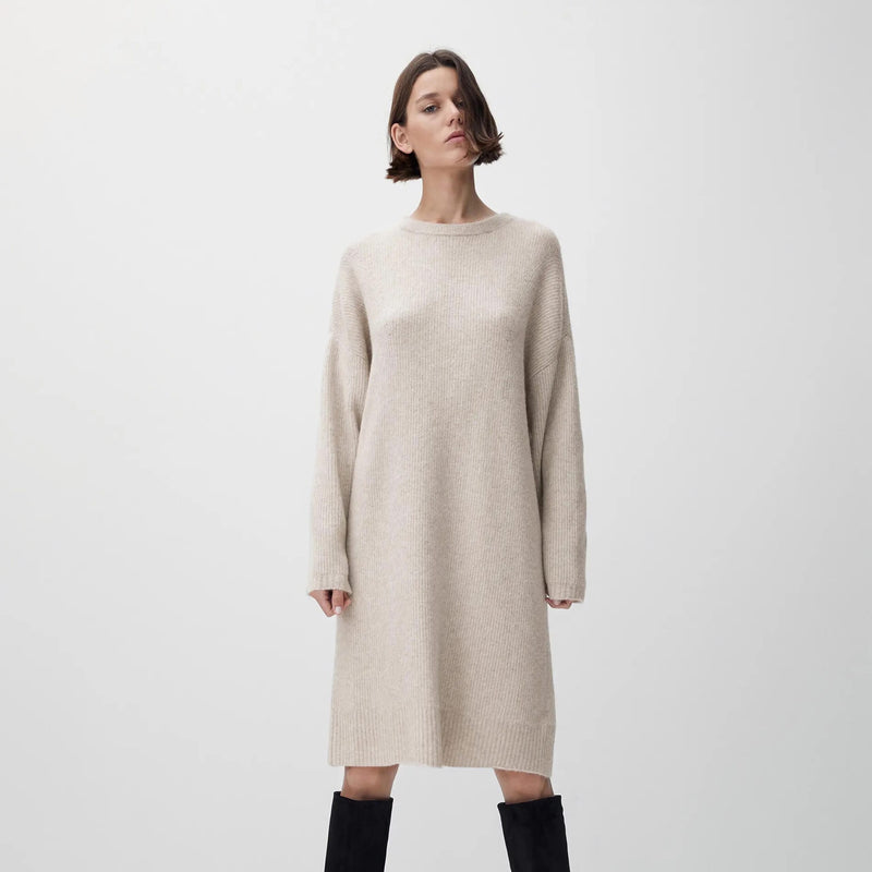 flowy knot design dress, view 2 - MRSLM