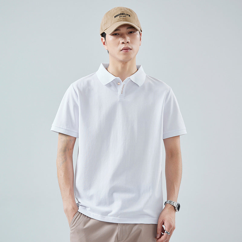 men's loose lapel polo shirt, view 8 - MRSLM