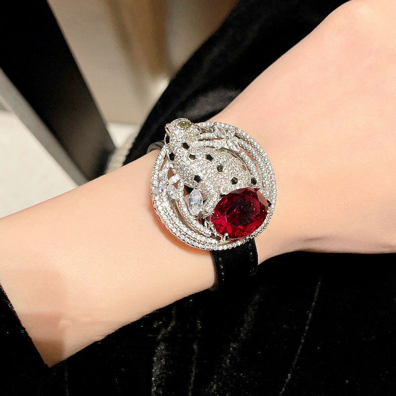 cheetah disc zircon bracelet - MRSLM