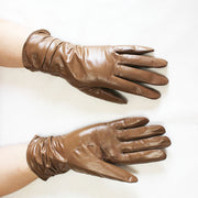 women's retro sheepskin riding gloves, view 14 - MRSLM