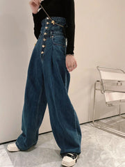 Relaxed high waist wide-leg pants, view 6 - MRSLM