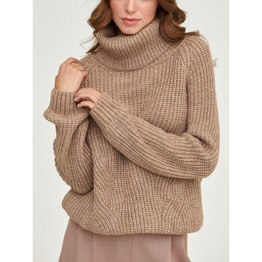 warm turtleneck sweater for women, view 9 - MRSLM