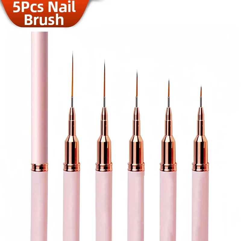 nail art liner brush set, view 6 - MRSLM