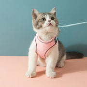 comfortable cat and dog harness leash set, view 6 - MRSLM