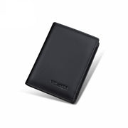 men's short leather wallet, view 2 - MRSLM