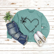 grandma printed loose long sleeve sweatshirt, view 10 - MRSLM