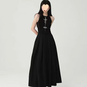 long sleeve A-line sling dress - MRSLM