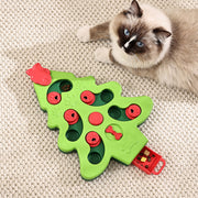 interactive christmas tree dog puzzle toy, view 7 - MRSLM