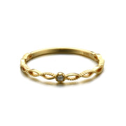 s925 sterling silver cross zircon ring, view 2 - MRSLM
