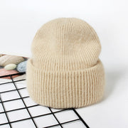 Unisex rabbit fur knit beanie, view 12 - MRSLM