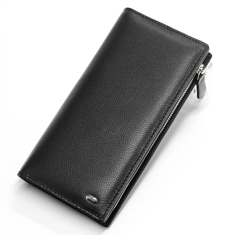 Genuine leather long wallet for women, view 7 - MRSLM