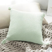 Crochet cotton pillow cover, view 2 - MRSLM