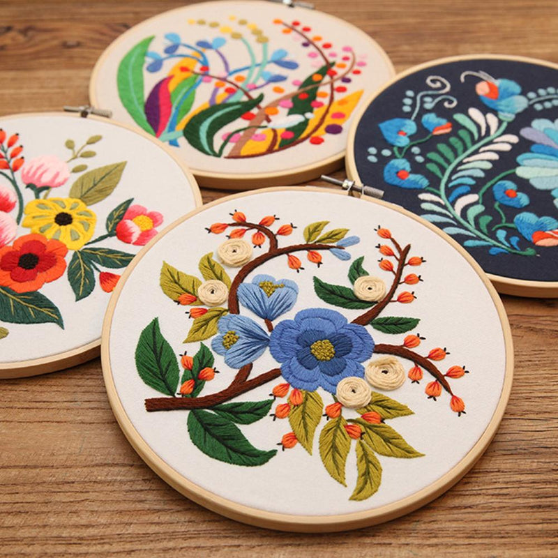 DIY floral embroidery kit, view 14 - MRSLM
