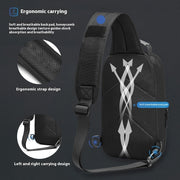 men's hard shell chest bag, view 5 - MRSLM