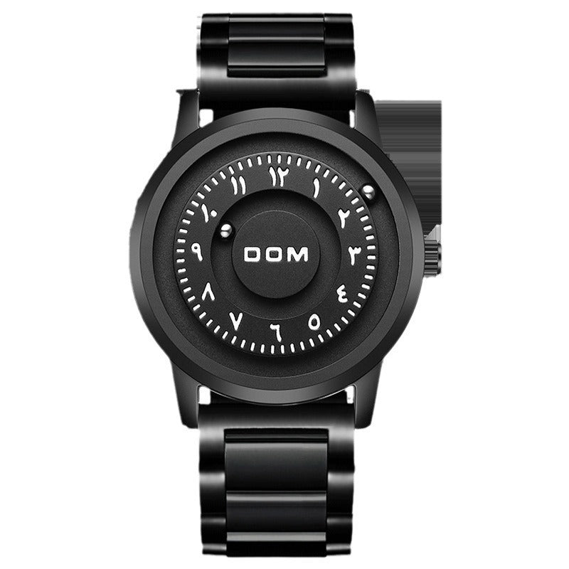 men's steel strap watch, view 5 - MRSLM