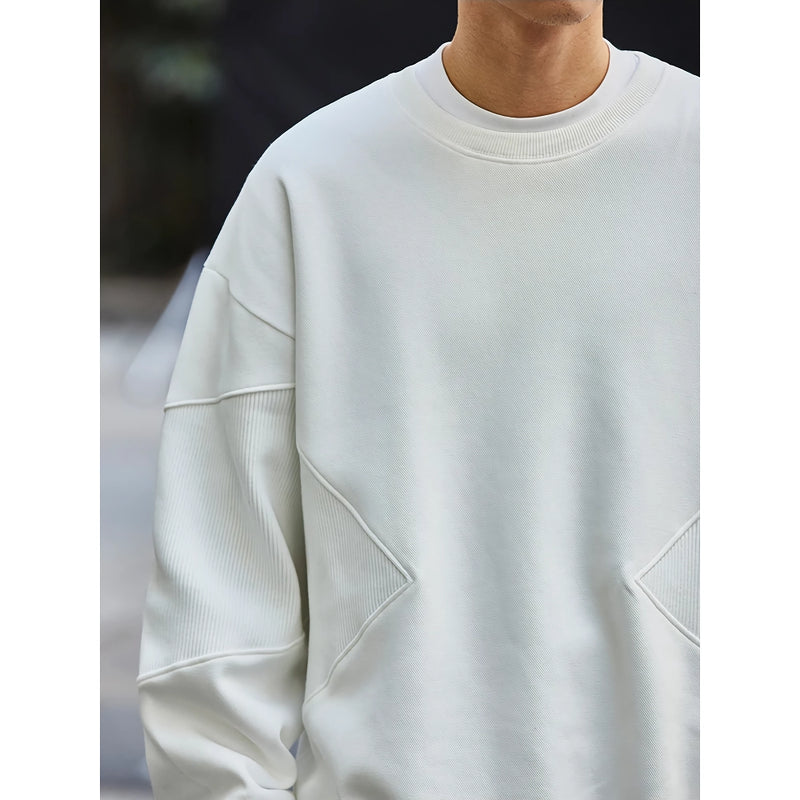 men's patchwork sweatshirt, view 10 - MRSLM