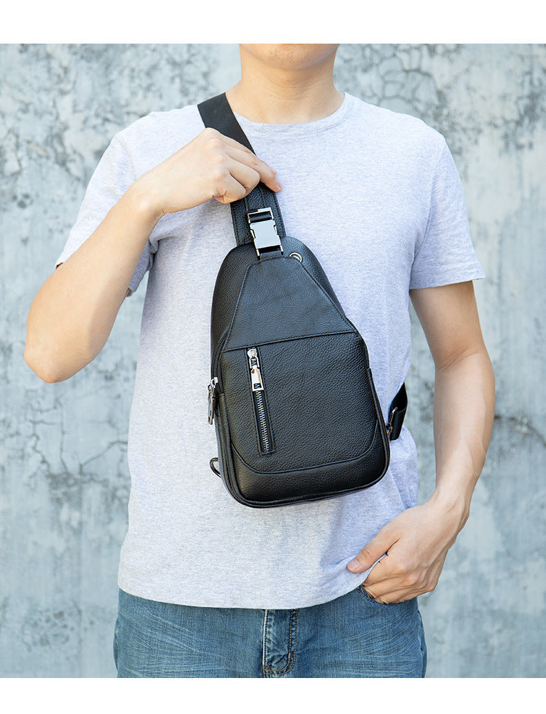 genuine leather shoulder bag, view 9 - MRSLM