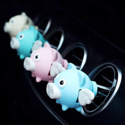 flying pig clip-on car air freshener, view 3 - MRSLM