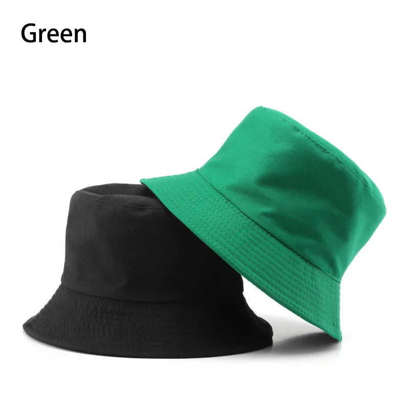reversible cotton bucket hat, view 4 - MRSLM