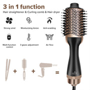 hot air brush hair dryer, view 4 - MRSLM