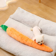 carrot plush chew toy for dogs, view 6 - MRSLM