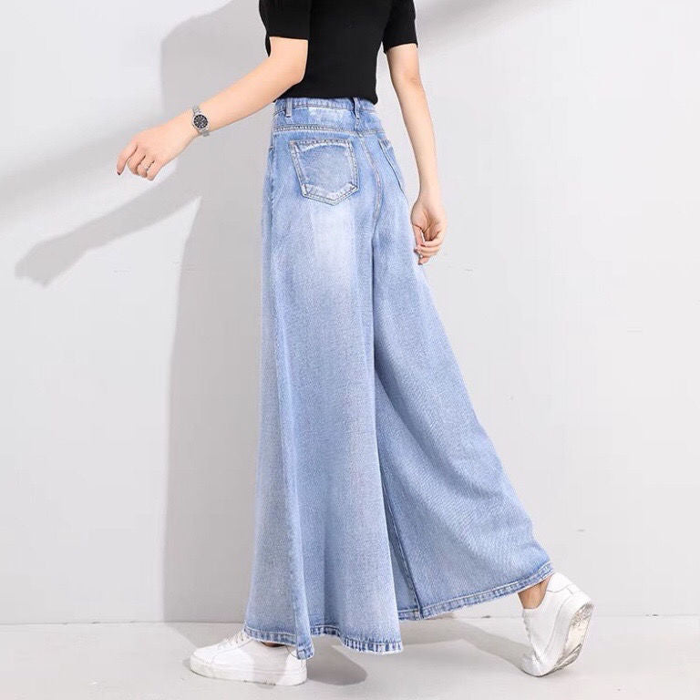 Drop Wide Leg Jeans Women