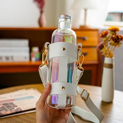 500ml glass water bottle with pu holder, view 5 - MRSLM
