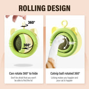 rotating catnip ball toy, view 7 - MRSLM