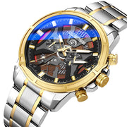 men's multifunction analog quartz watch, view 6 - MRSLM