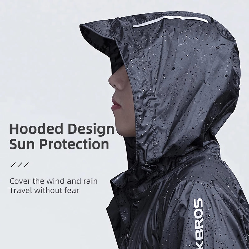 men's waterproof hooded cycling jacket, view 4 - MRSLM