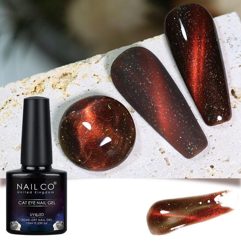 crystal cat eye magnetic gel nail polish, view 4 - MRSLM
