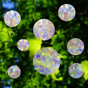 3D rainbow window decals, view 2 - MRSLM