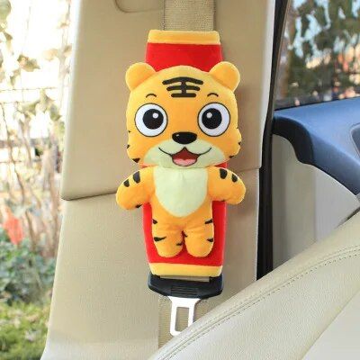 cartoon animal seatbelt cover, view 10 - MRSLM