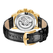 Men's automatic mechanical leather watch, business, view 3 - MRSLM