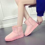 Women's faux fur lined suede snow boots, view 16 - MRSLM