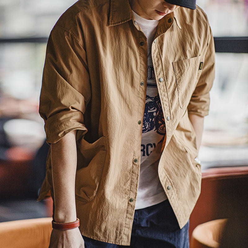 men's waterproof casual shirt, view 4 - MRSLM