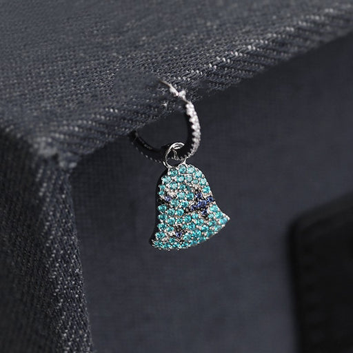 blue wind chime silver jewelry - MRSLM