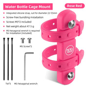 Adjustable bicycle water bottle holder, view 4 - MRSLM