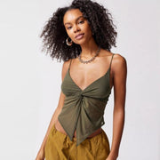 Mesh patchwork crop top - MRSLM