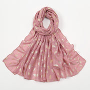 gold glitter scarf, view 3 - MRSLM