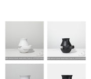 Modern minimalist resin vase, view 7 - MRSLM