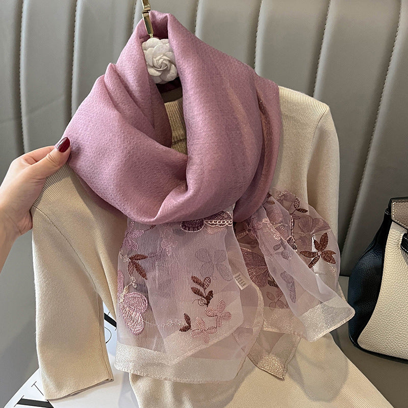 Long acrylic scarf for women, view 5 - MRSLM