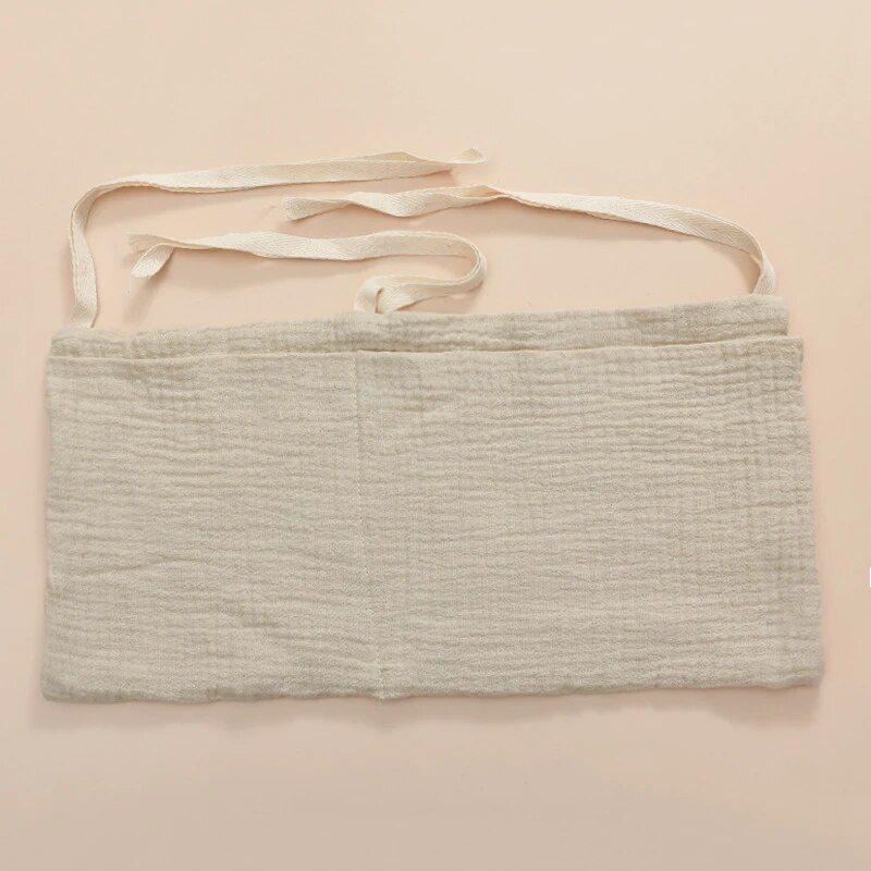 cotton baby crib organizer, view 3 - MRSLM